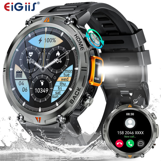 EIGIIS KE3 Bluetooth Smartwatch With Health Heart Rate Monitor