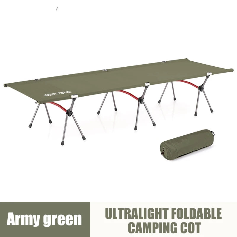 WEST TUNE Camping Cot With Leg Extenders