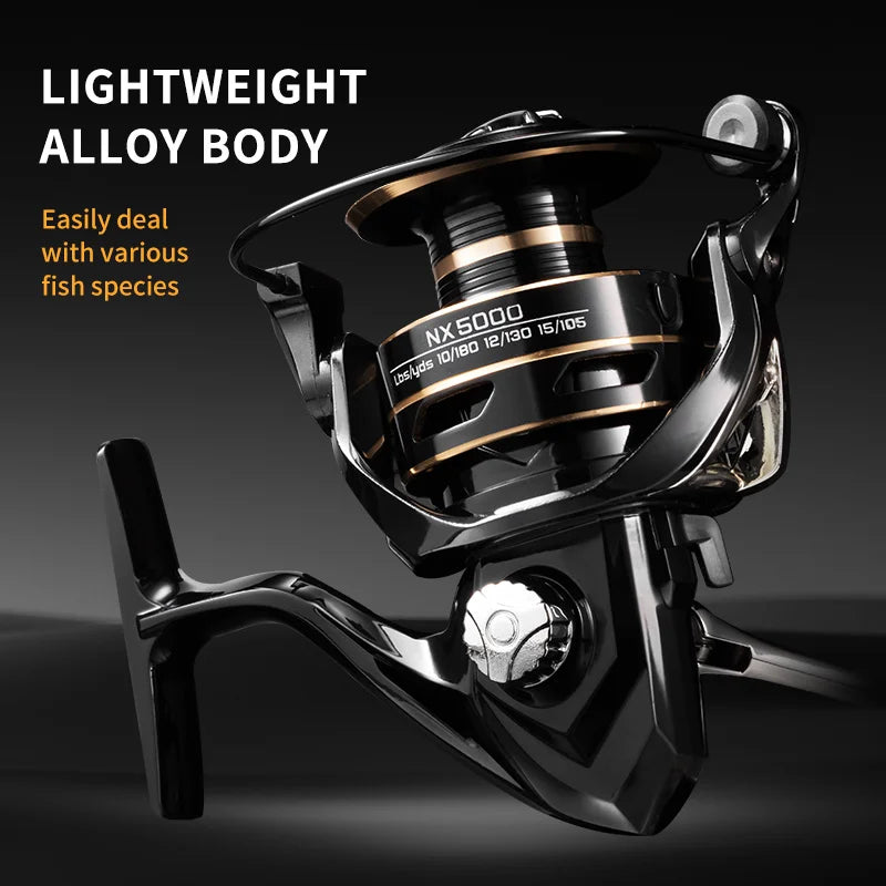 J-BARZILLA NX Spinning Reel 10kg Max Drag Metal Cup