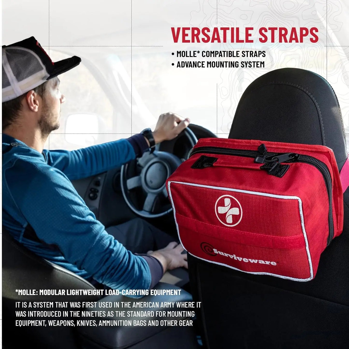 Premium 238-Piece Survival First Aid Kit for Travel and Outdoor