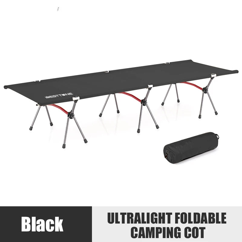 WEST TUNE Camping Cot With Leg Extenders