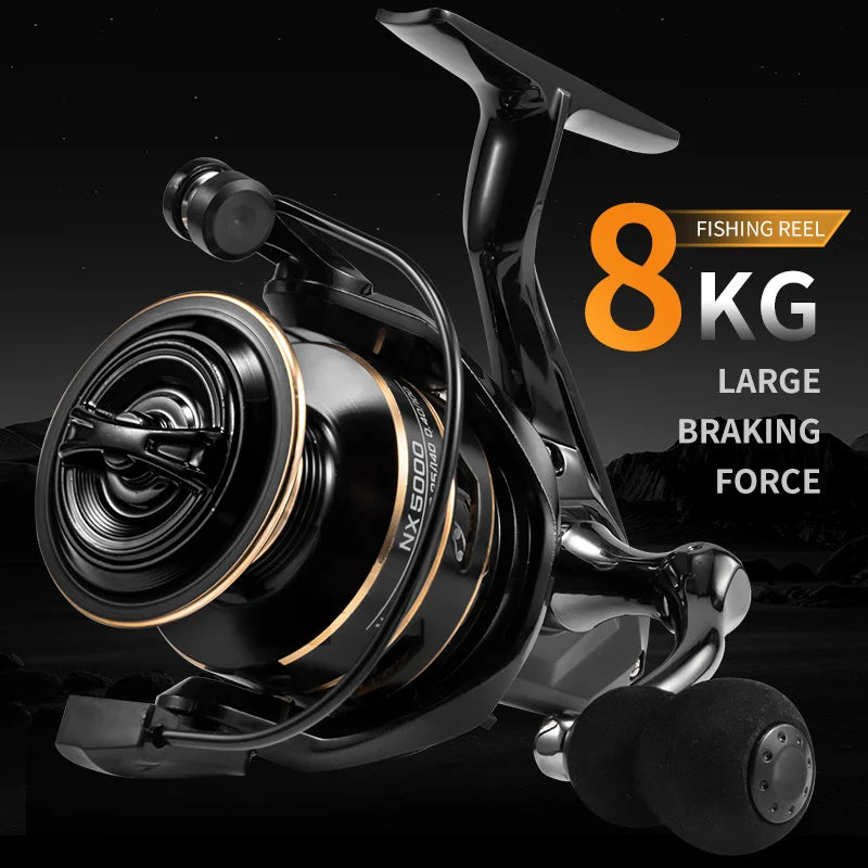 J-BARZILLA NX Spinning Reel 10kg Max Drag Metal Cup