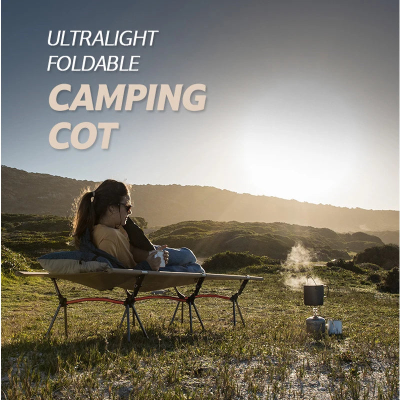 WEST TUNE Camping Cot With Leg Extenders
