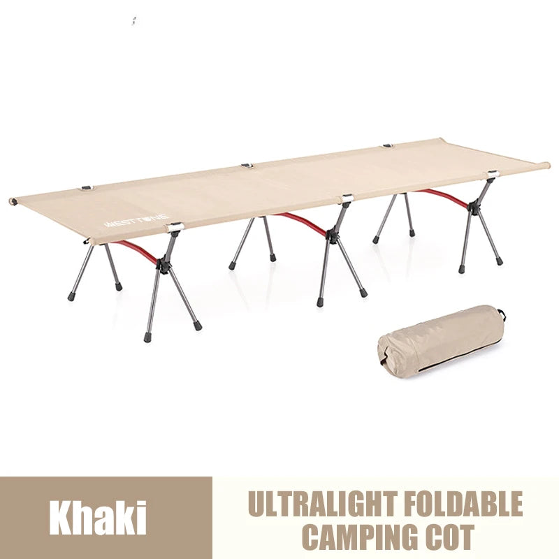 WEST TUNE Camping Cot With Leg Extenders